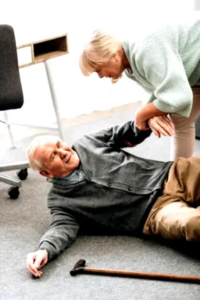 elderly patient had a fall